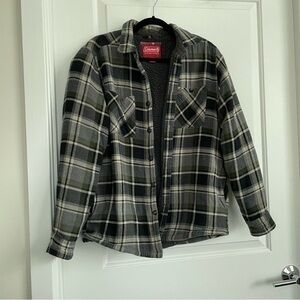 Coleman || Sherpa-Lined Button-Down Flannel